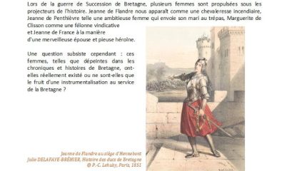 Conférence "Ecrire les femmes de la guerre de succession de Bretagne"