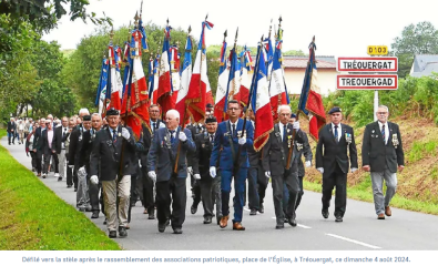 UNC - LA COMMUNE FÊTE LES 80 ANS DU MAQUIS DE KERGOFF